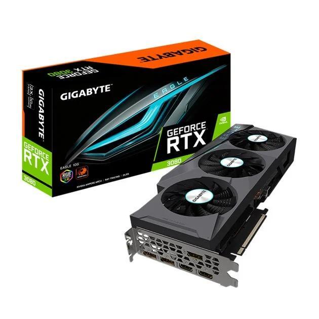 Card màn hình Vga GIGABYTE RTX 3080 EAGLE 10G (GV-N3080EAGLE-10GD)