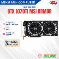 Card màn hình VGA GTX 1070Ti MSI Armor