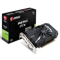 Card Màn Hình VGA MSI GTX 1050Ti AERO ITX OCV1 4GB GDDR5 128 Bit 1 Fan DisplayPort HDMI DL-DVI-D