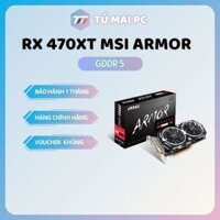 Card màn hình VGA MSI RX 470 8GB Armor - Bảo hành 1 Tháng