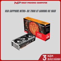 CARD MÀN HÌNH - VGA SAPPHIRE NITRO+ RX 7800 XT GAMING OC 16GB - BẢO HÀNH 36 THÁNG CHÍNH HÃNG