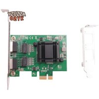 Card mạng 2 cổng Gigabit PCIe 1000M Cổng kép Bộ chuyển đổi PCI Express Ethernet với thẻ NIC LAN 82571EB cho