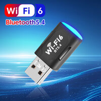 Card mạng không dây WiFi6 không người lái 5G băng tần kép 900M Bluetooth 5.4 Máy tính 2 trong 1 Mạng USB nhận và gửi
