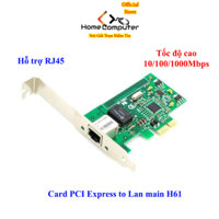 Card mạng lan H61, Card PCI Express to Lan main H61 Tốc độ cao