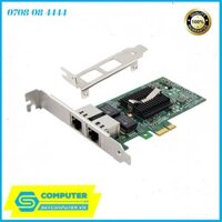 Card mạng PCI-e Gigabit Dual 2 RJ45 Port NIC 10/100/1000Mbps Server Intel 82575