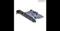 Card mạng PCI Express to Lan và USB 3.0 Ugreen 30775