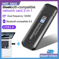 Card mạng truyền dẫn không dây COOD 1300mbps Thẻ mạng không dây tương thích Bluetooth Usb 3.0 băng tần kép Bộ chuyển đổi 5g cho máy tính để bàn Nhanh chóng và dễ dàng kết nối