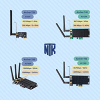 Card mạng Wifi 5 PCI Express TP-Link Archer T2/4/6/9E (802.11ac AC600/1200/1300/1900 Băng tần kép)