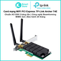 Card mạng WIFI PCI Express TP-Link Archer T4E | AC1200 băng tần kép | Truy cập WIFI tốc độ cao | Bảo hành 24 tháng