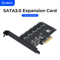 Card Mở Rộng ORICO PCI-E Sang 5 Cổng SATA 3.0 PCI-E X4 Hỗ Trợ 6Gbps PCI-E Sang SATA (PES5)