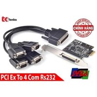Card mở rộng PCI-E ra 4 cổng COM Rs232 SYBA