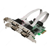 Card PCI E 1X sang 4 Com rs232