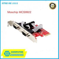 Card PCI-E to 2 RS232 Unitek Y-7504 Moschip MCS9922 chất lượng cao