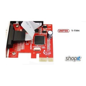 Card PCI-E to RS232 2 Port Unitek Y-7504