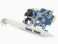 Card PCI-E to USB 3.0 2Port+ 20Pin