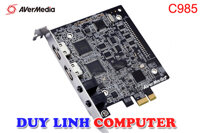 Card PCI-Ex1 ghi hình nội soi, siêu âm Avermedia C985 (GL510E) Capture HDMI 1080p