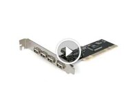 Card PCI To USB 2.0 4 Port