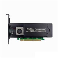 Card PCIe 3.0 X8 X16 to 4 Port M.2 NVMe SSD (4 slot pcie) dòng cao cấp tích hợp Controller rời (Used)