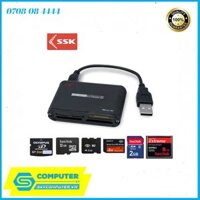 Card reader đầu đọc thẻ nhớ đa năng CF TF SD MS SSK chính hãng