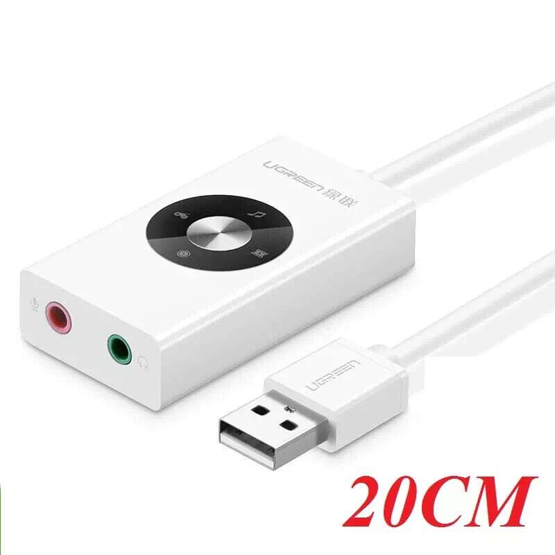 Card sound USB 2.0 to 3.5mm Ugreen UG-30448