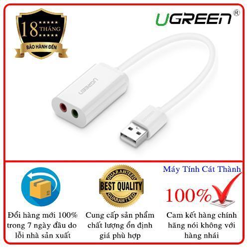 Card sound USB 2.0 to 3.5mm Ugreen 30143