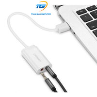 Card sound USB 2.0 to 3.5mm chính hãng Ugreen 30143