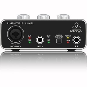 Card Sound USB thu âm Behringer U-Phoria UM2