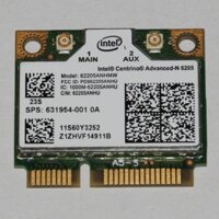 CARD THU SÓNG Wireless Intel N 6205 1000M cho Laptop Lenovo X220-X230-T420-T430-T530-W530 và HP 8460p-8560p-8460w