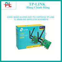 Card thu Wifi TP-Link TL-WN881ND Chính hãng (2 anten, 300Mbps, chân ngắn 1x, Windows, Linux) - Hàng Chính Hãng