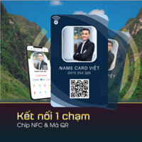 Card visit điện tử có chip NFC và mã QR