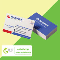 Card Visit giấy C300 - Cán màng 2 mặt - In số lượng ít