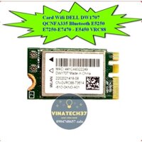 Card Wifi DELL DW1707 QCNFA335 Bluetooth E5250 E7250 E7470 E5450 VRC88