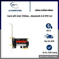 Card wifi intel 7260ac + bluetooth 4.0 (PCI 1x) - NEW