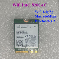 Card wifi intel ac 8260ngw 2.4ghz 5ghz bluetooth 4.2 dành cho laptop