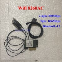 Card wifi intel AC 8265 2.4ghz 5ghz Bluetooth 4.2 Lắp Pcie dùng cho PC máy tính bàn