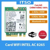 Card WIFI Intel AC 8265 khe M2 NGFF cho laptop