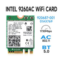 Card wifi INTEL AC 9260 NGW M2 2230 KEY EA 5GHZ Bluetooh 5 cho Laptop PC