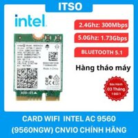 Card WIFI Intel AC-9560 CNVio khe M2 NGFF cho laptop (Đã qua sử dụng)