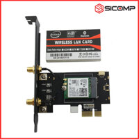 CARD WIFI INTEL AX200 (CHUẨN WIFI 6, CARD MẠNG KHÔNG DÂY CHUẨN PCI-E TỐC ĐỘ 2400MBPS)