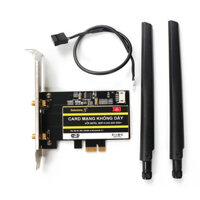 Card WiFi Intel AX200, Chuẩn WiFi 6, Card mạng không dây chuẩn PCI-E tốc độ 2400Mbps