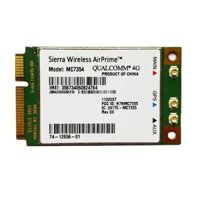 Card WWAN MC7354 / MC7355 thu bắt sóng 3G/4G/LTE cho laptop - Sierra Wireless (Mini PCI/mPCIe)