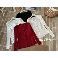 Cardigan len dài tay cài cúc, khoác len tay dài, áo khoác len mỏng-Mei_clothingnt