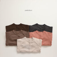 Cardigan peekaboo bé gái