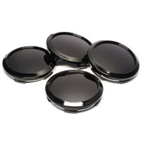 Cardiy 4 64MM (60mm) PROTON R3 BÁNH XE RIM TRUNG TÂM CAP Đen Bạc Nhựa ABS