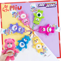 Care Bears Sang Trọng Đáng Yêu Cầu Vồng Gấu Sang Trọng Mặt Dây Chuyền Móc Khóa Kawaii Trẻ Em Quà Tặng