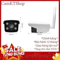 Care Smart Camera Wifi Ngoài Trời 2 Râu X4100 Full 1080HD, 2.0Mpx - Tặng thẻ Boliduo 32GB