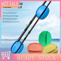 Carfashion  Cần có thể tái sử dụng Bóng cố định Bóng cần câu 10 chiếc Kẹp giữ cần câu Bộ bảo vệ giữ cực có thể tái sử dụng không trầy xước cho cần câu Thiết kế 5 lỗ cho khu vực Đông Nam