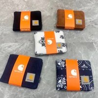 Carhartt Corduroy Hoa Điều Ví Ngắn Hai Gấp