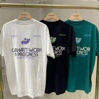 Carhartt lau hoa nhỏ tay ngắn mùa hè áo thun nửa tay dành cho nam và nữ mới 033260M