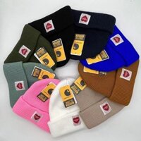 Carhartt yêu sọc Mũ len nam nữ Thu Đông Mũ len